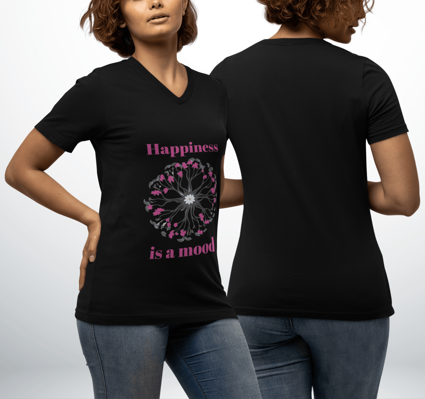 Kila V-neck T-shirt Yoga Wellness for Women