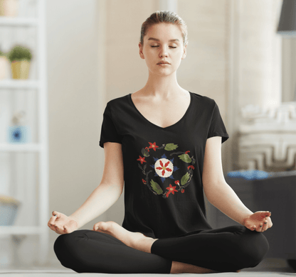 Flur V-neck T-shirt Yoga Wellness for Women