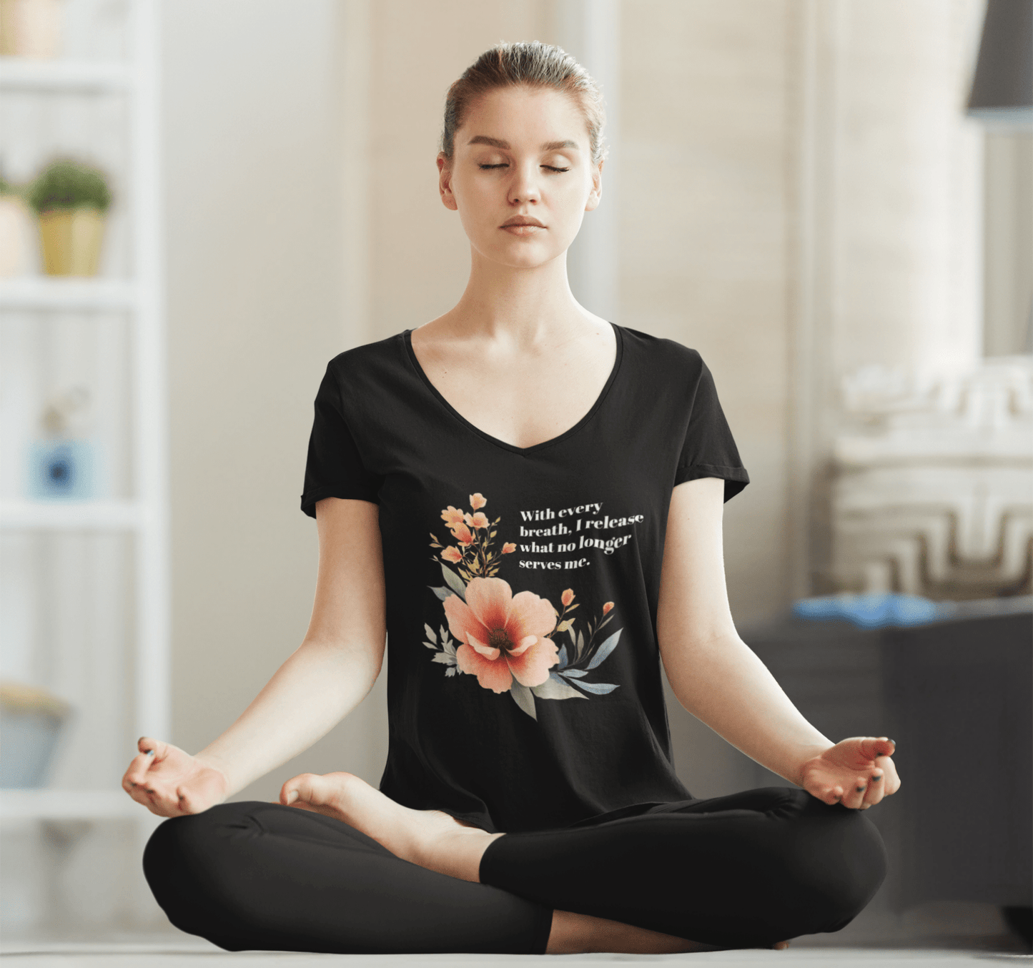 Yuna V-neck T-shirt Yoga Wellness for Women