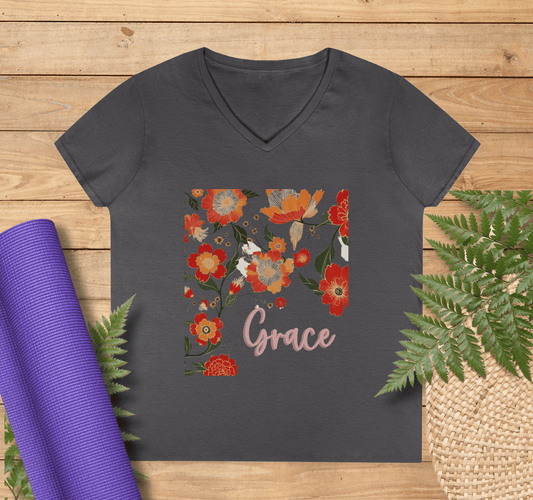Cassia V-neck T-shirt Yoga Wellness for Women