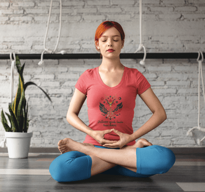 Myka V-neck T-shirt Yoga Wellness for Women