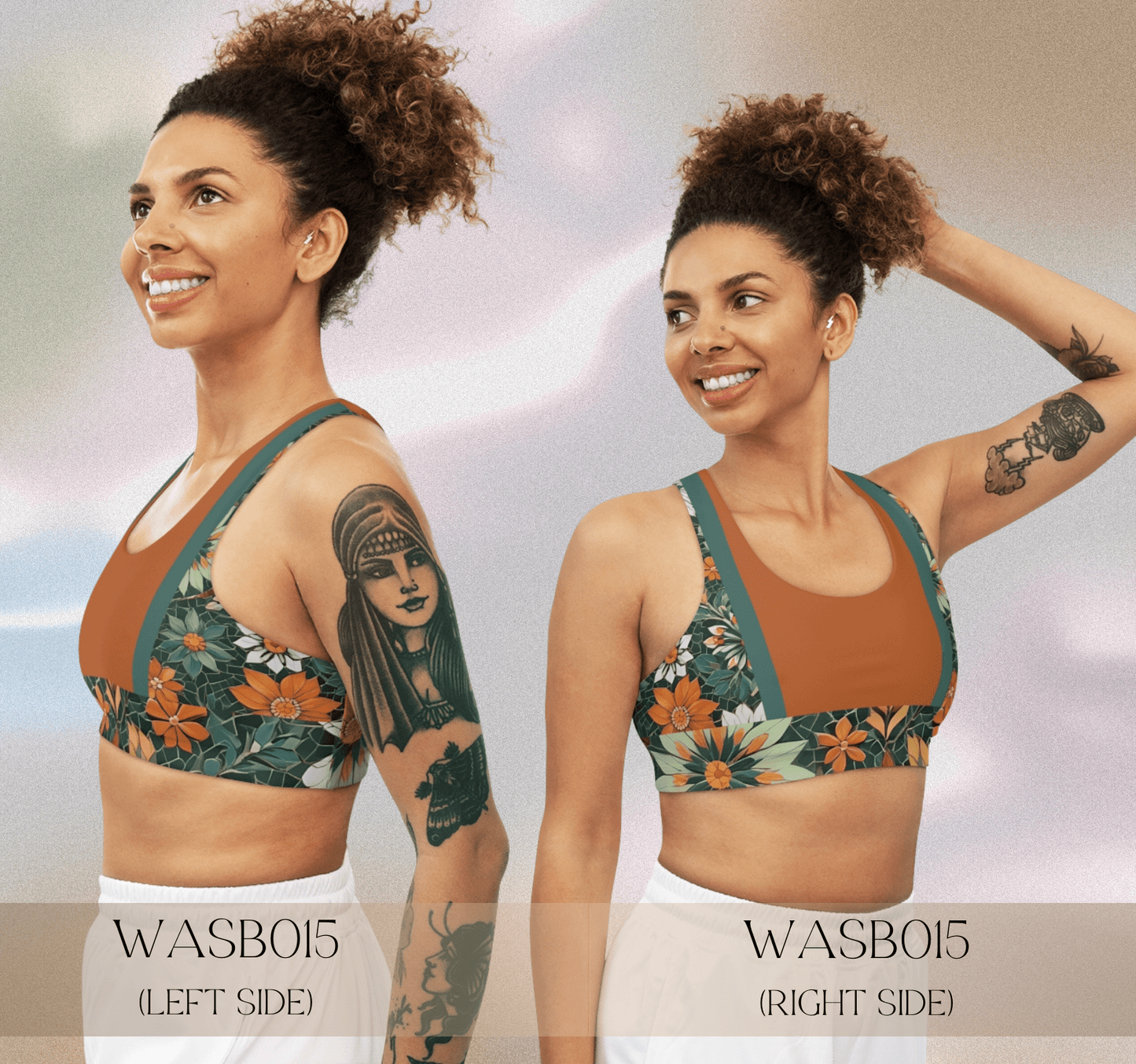 Sunna Flower Seamless Sports Bra