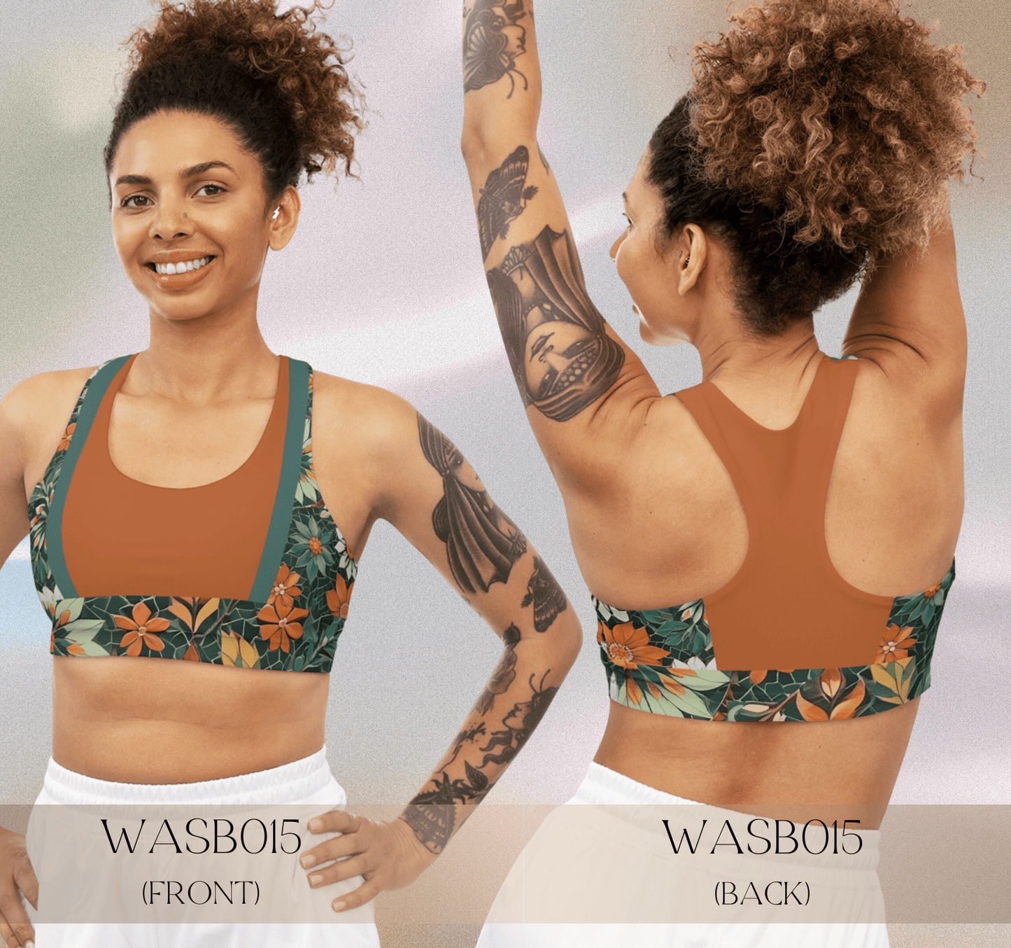 Sunna Flower Seamless Sports Bra