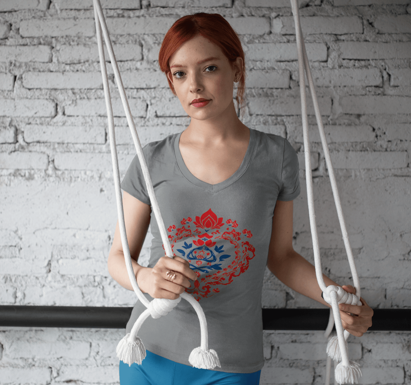 Cosima V-neck T-shirt Yoga Wellness for Women