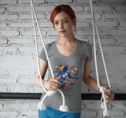 Anita V-neck T-shirt Yoga Wellness for Women