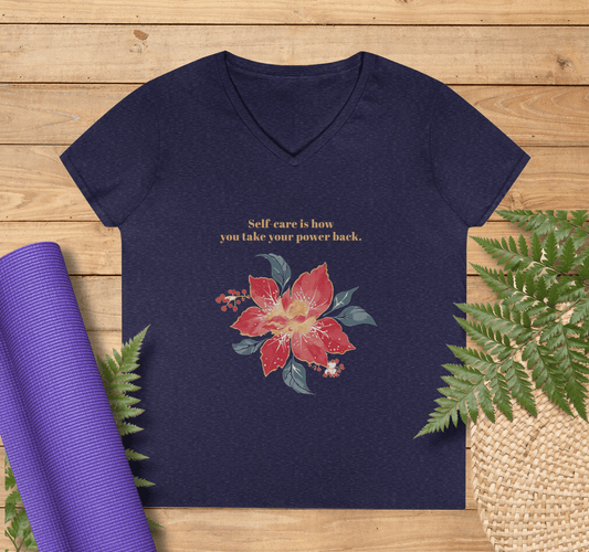 Lara V-neck T-shirt Yoga Wellness for Women