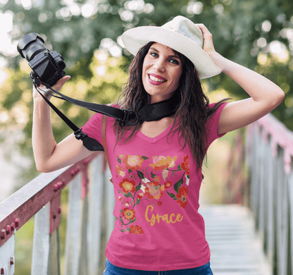 Cassia V-neck T-shirt Yoga Wellness for Women