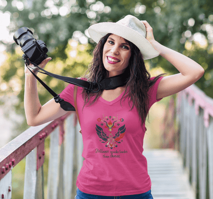 Myka V-neck T-shirt Yoga Wellness for Women