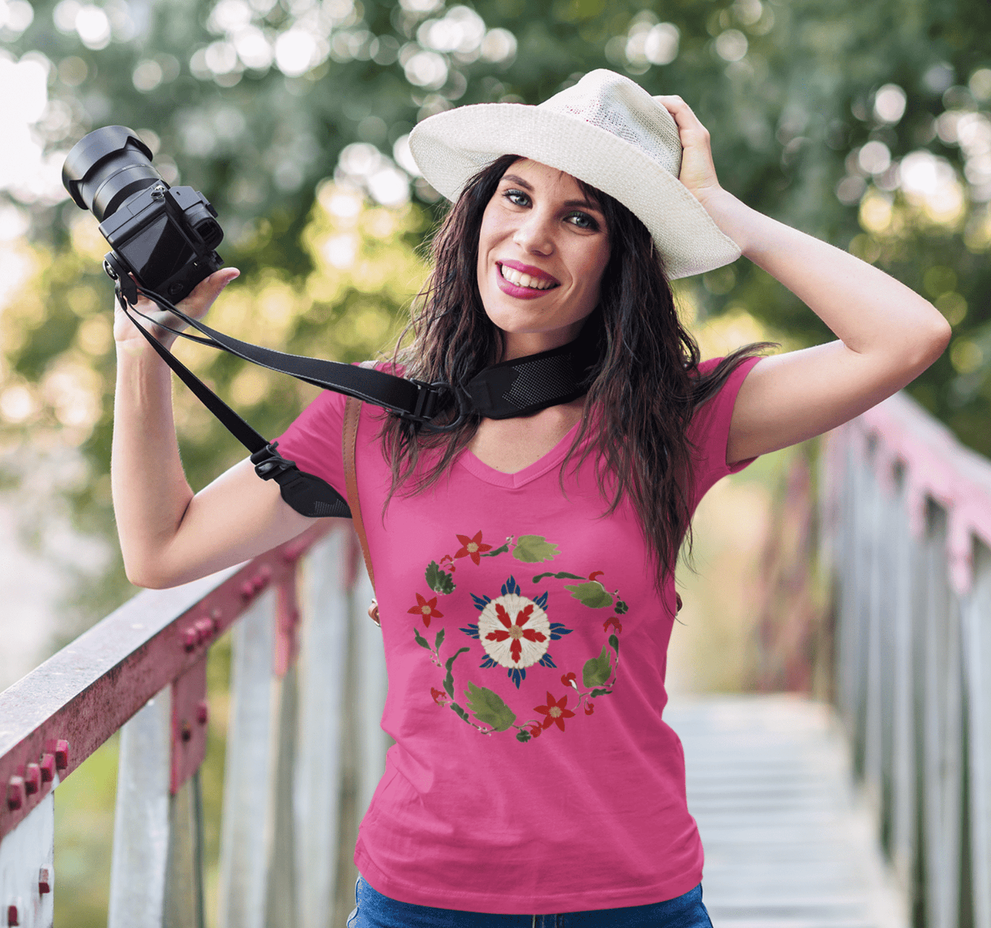 Flur V-neck T-shirt Yoga Wellness for Women