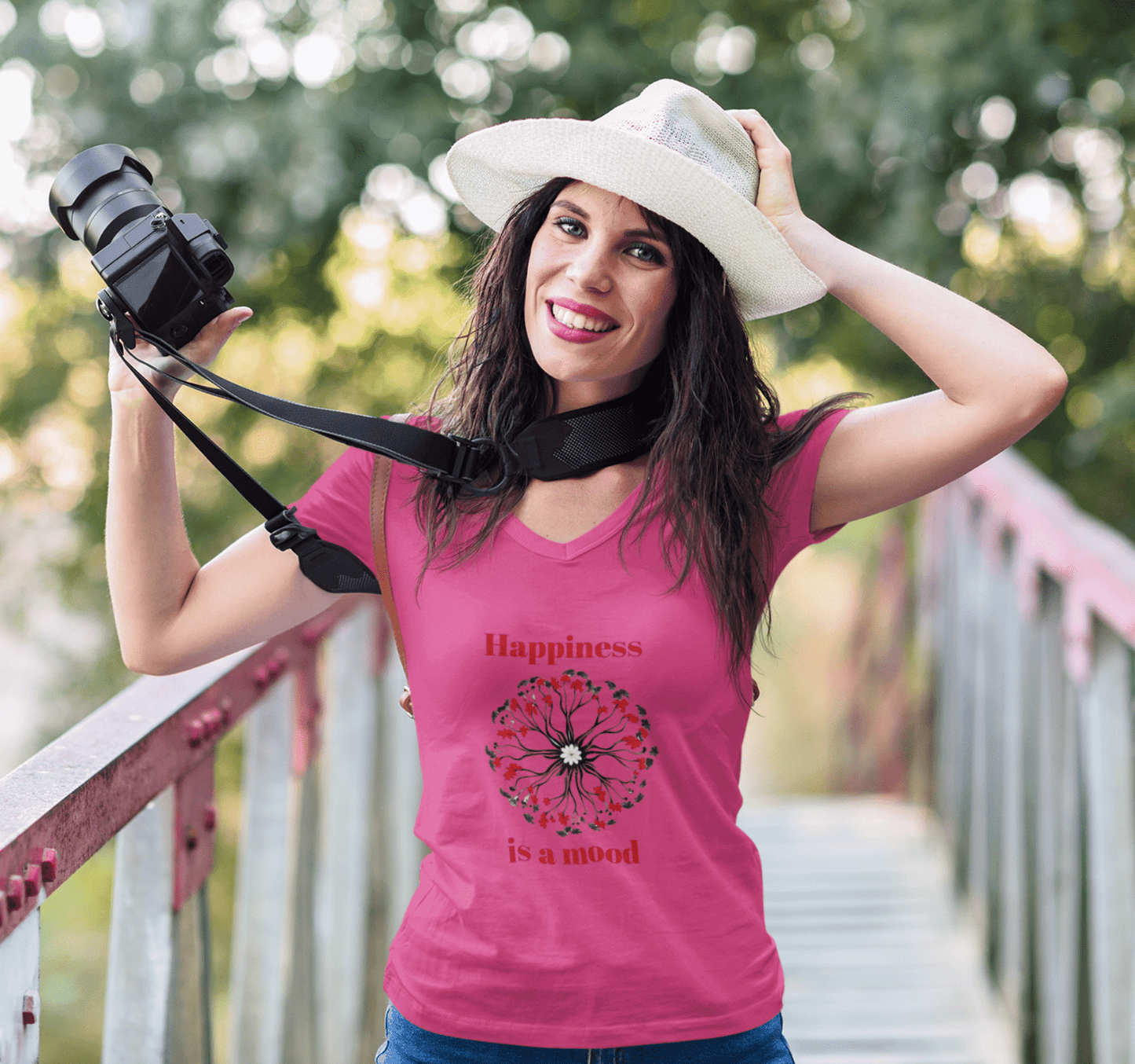 Kila V-neck T-shirt Yoga Wellness for Women