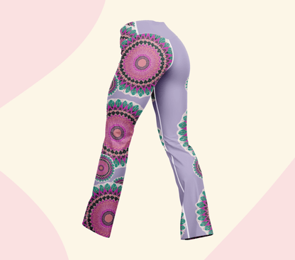 Inti Mandala Flare Yoga Pants Leggings for Women