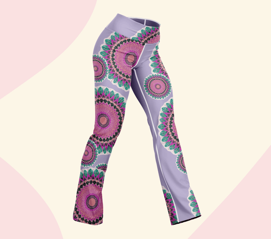 Inti Mandala Flare Yoga Pants Leggings for Women