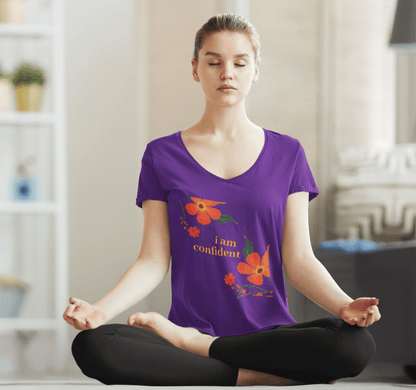 Eden V-neck T-shirt Yoga Wellness for Women