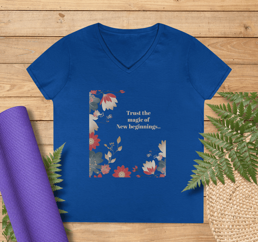 Terra V-neck T-shirt Yoga Wellness for Women