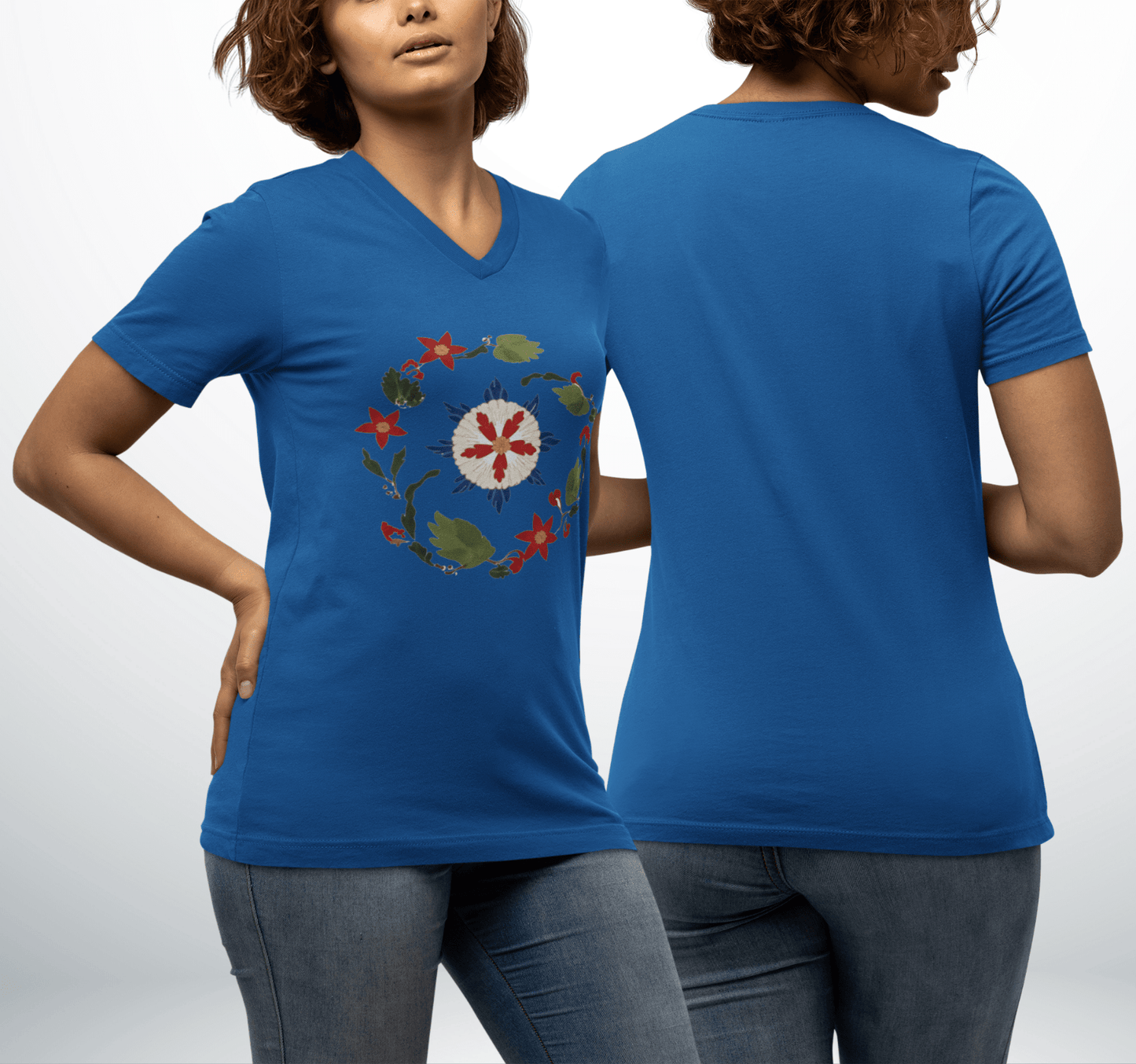 Flur V-neck T-shirt Yoga Wellness for Women
