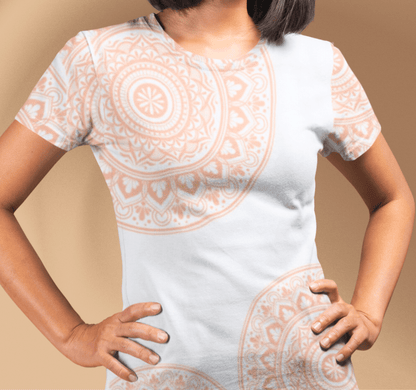 Mandala Womens White Jersey