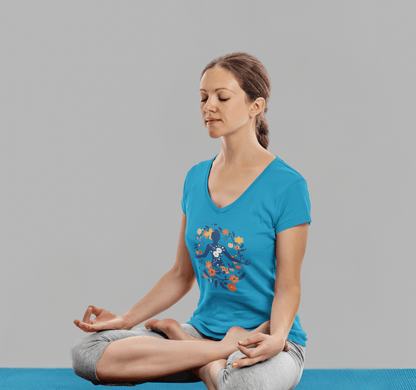 Anita V-neck T-shirt Yoga Wellness for Women