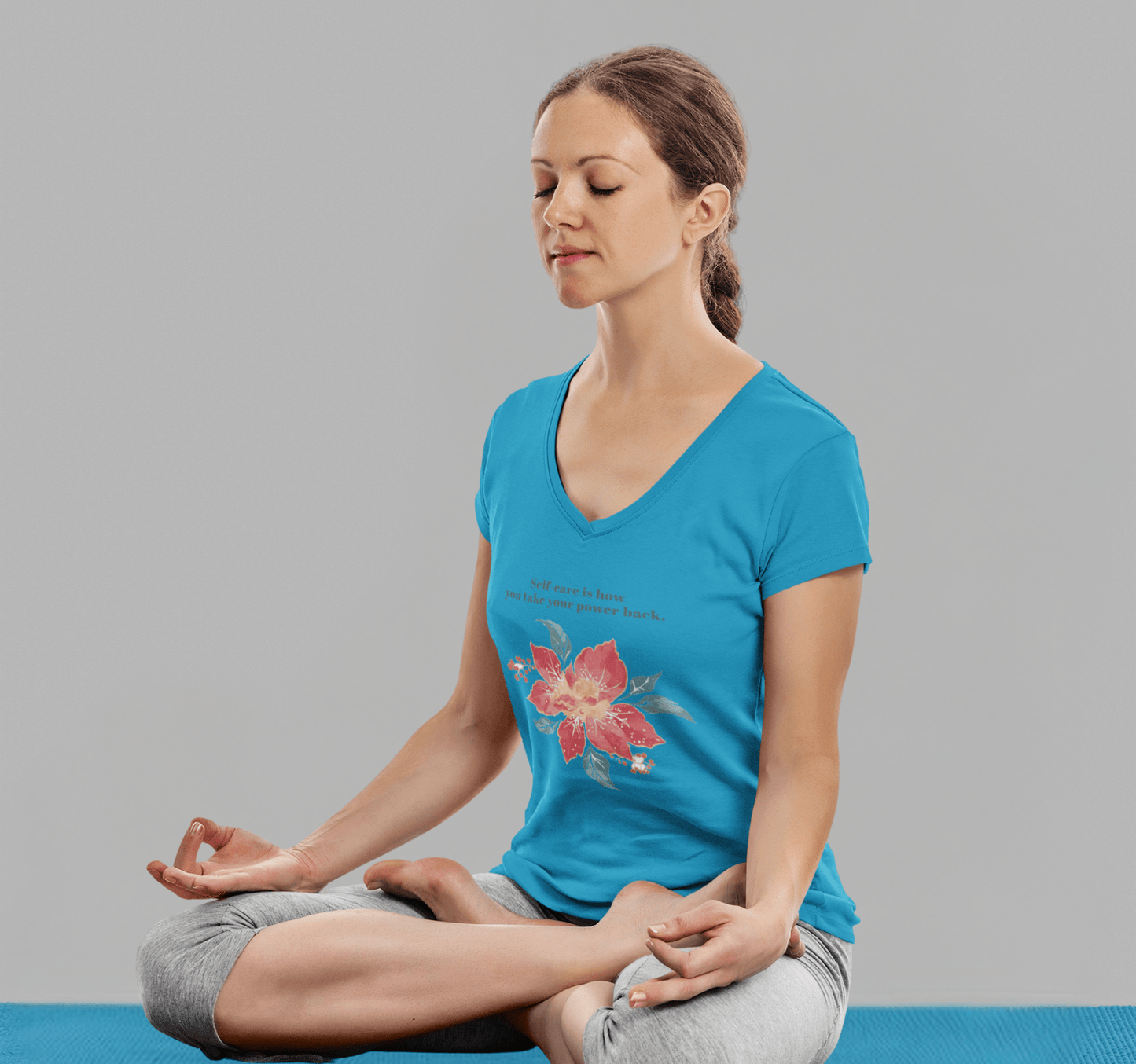Lara V-neck T-shirt Yoga Wellness for Women