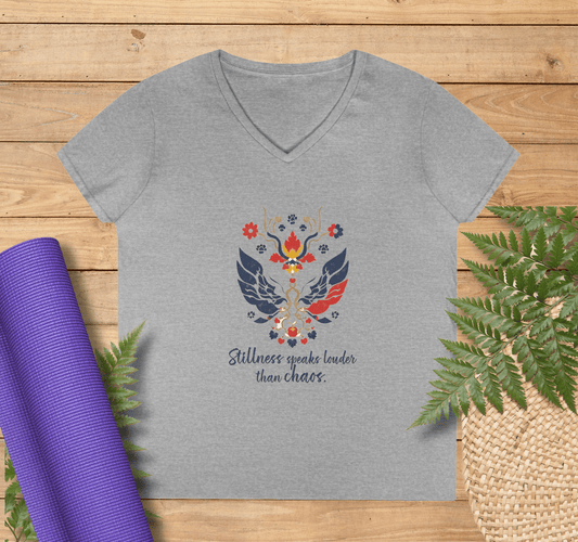 Myka V-neck T-shirt Yoga Wellness for Women