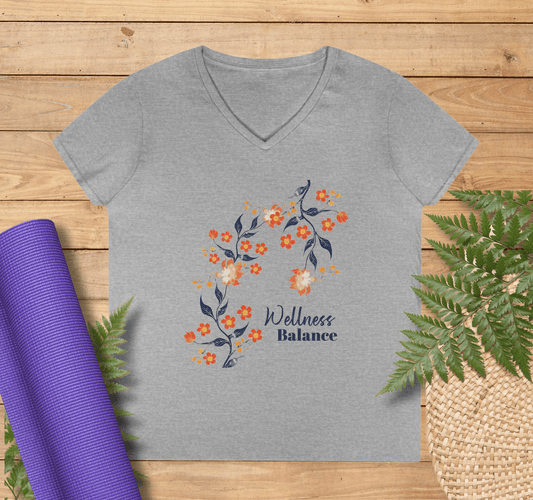 Mitch V-neck T-shirt Yoga Wellness for Women