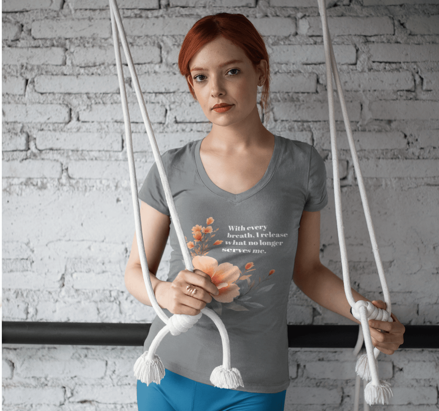Yuna V-neck T-shirt Yoga Wellness for Women