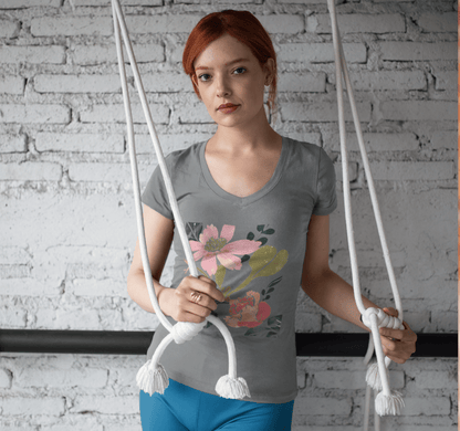 Wela V-neck T-shirt Yoga Wellness for Women