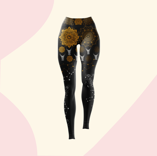 Virgo Mandala Yoga Pants Leggings