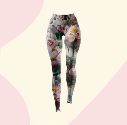 Lotus Mandala Yoga Pants Leggings