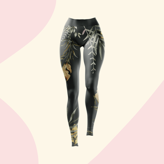 Ferni Leaves Yoga Pants Leggings