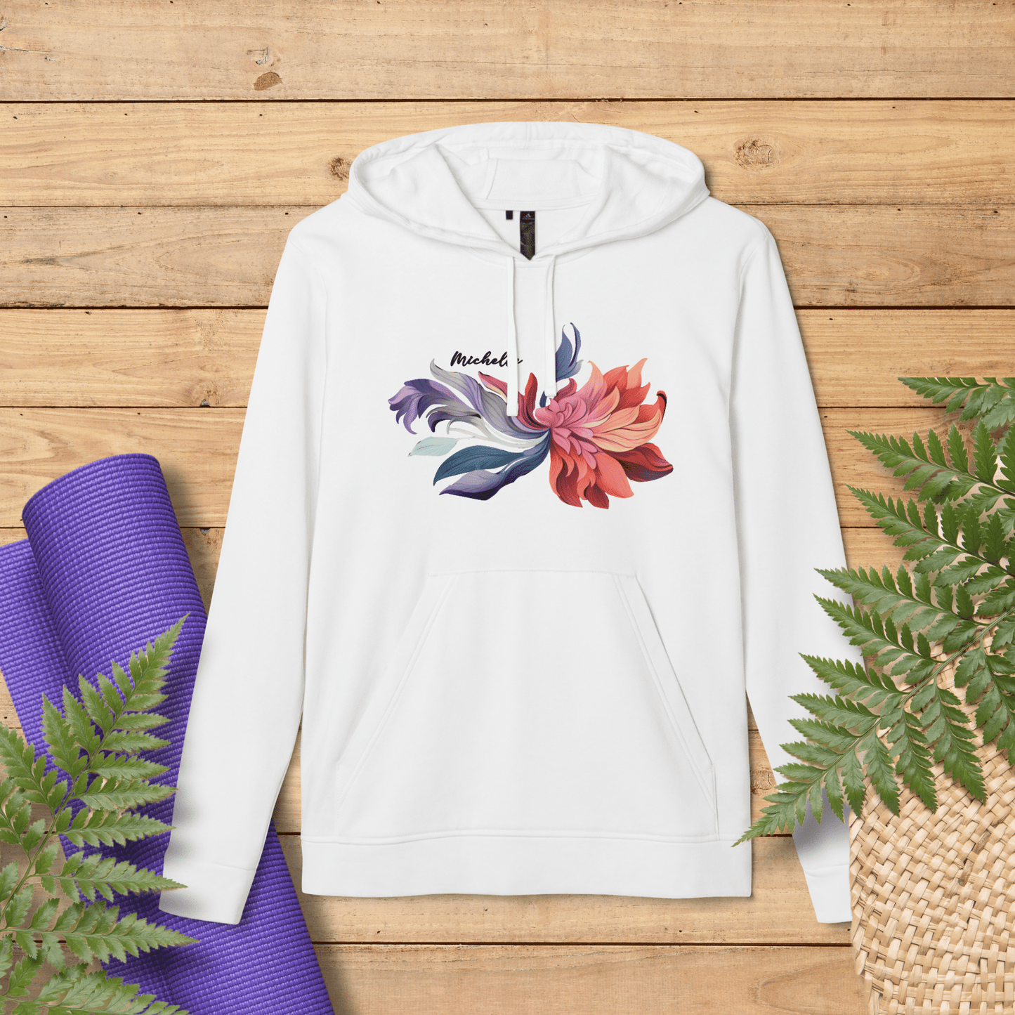 Adidas Custom Floral Essence Hoodie