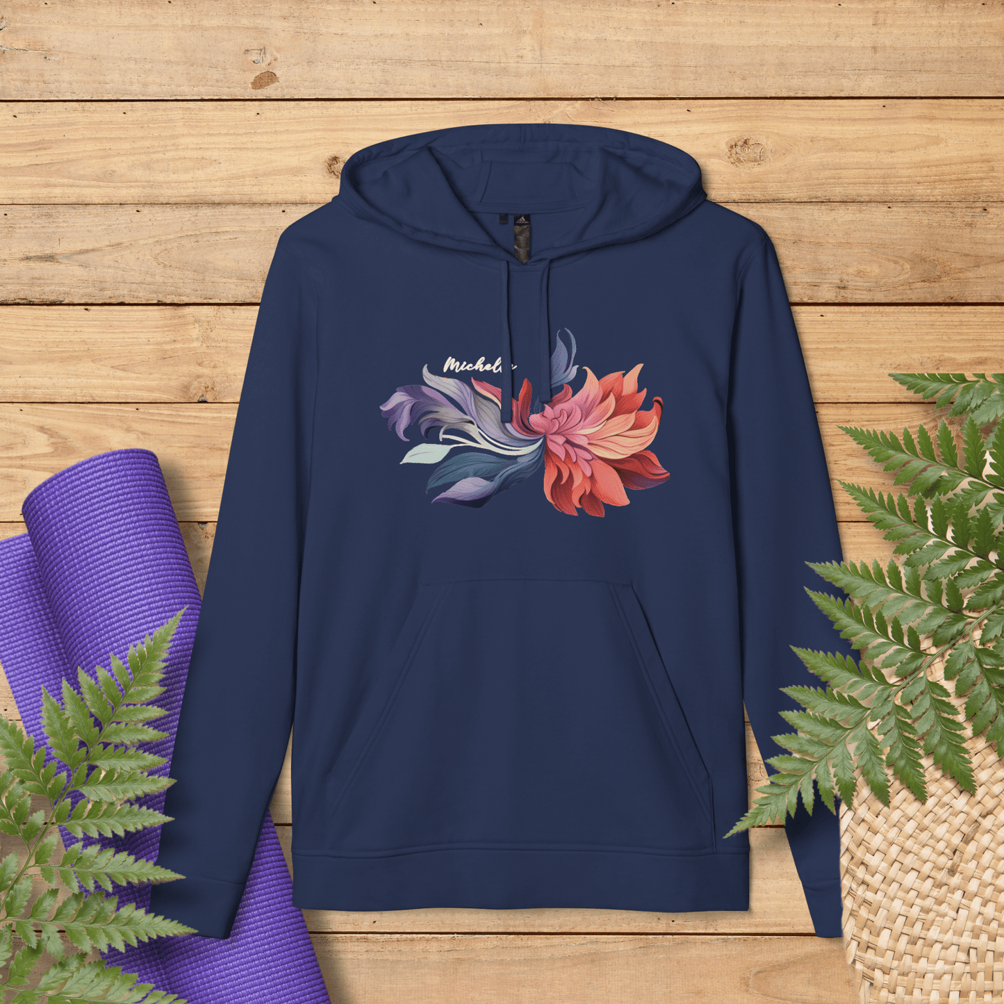 Adidas Custom Floral Essence Hoodie