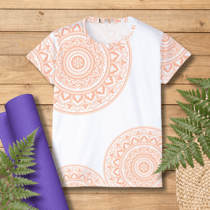 Mandala Womens White Jersey