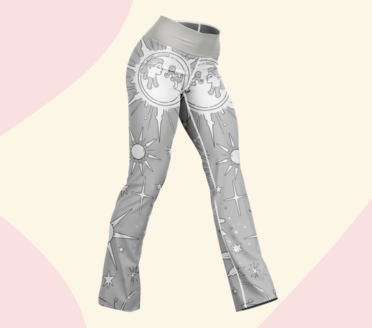 Zeke Celestia Flare Yoga Pants Leggings for Women