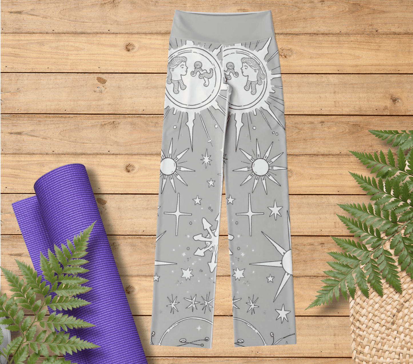 Zeke Celestia Flare Yoga Pants Leggings for Women
