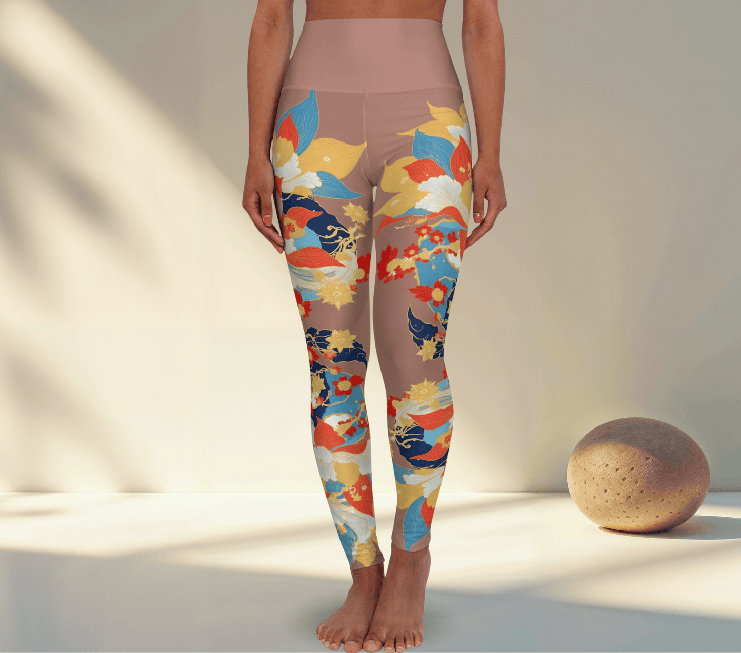 Zeve Floral Yoga Pants Leggings for Women