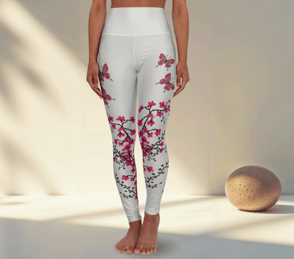 Dapodil Butterfly Blossom Leggings Floral Yoga Pants WellAura Activewear