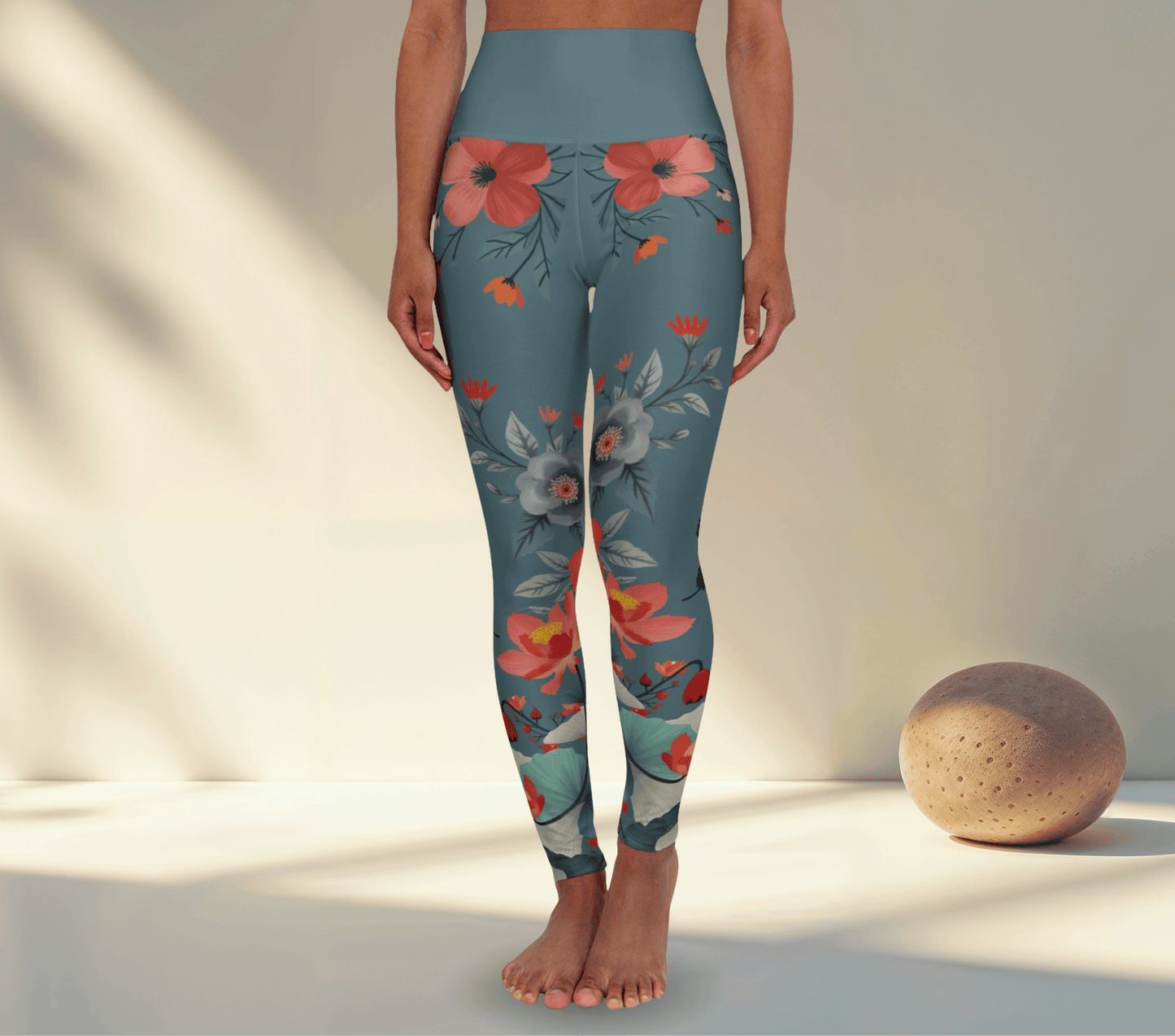 Beckett Floral Yoga Pants Leggings for Woman