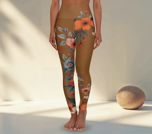 Ayer Floral Yoga Pants Leggings for Woman