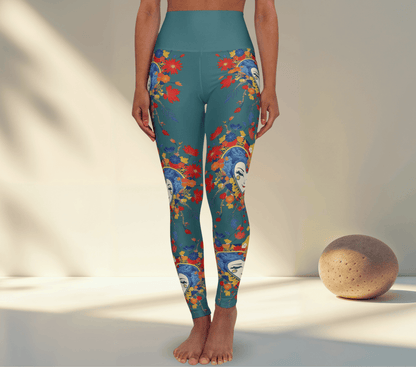 Einar Face Mandala Yoga Pants Leggings for Women