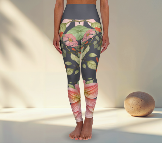 Canyon Floral Yoga Pants Leggings for Woman