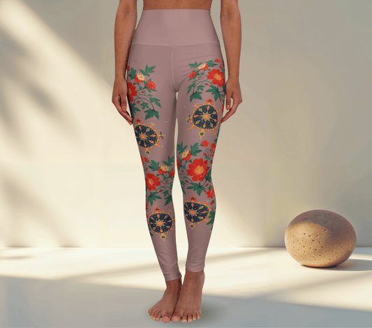 Atens Floral Yoga Pants Leggings for Woman