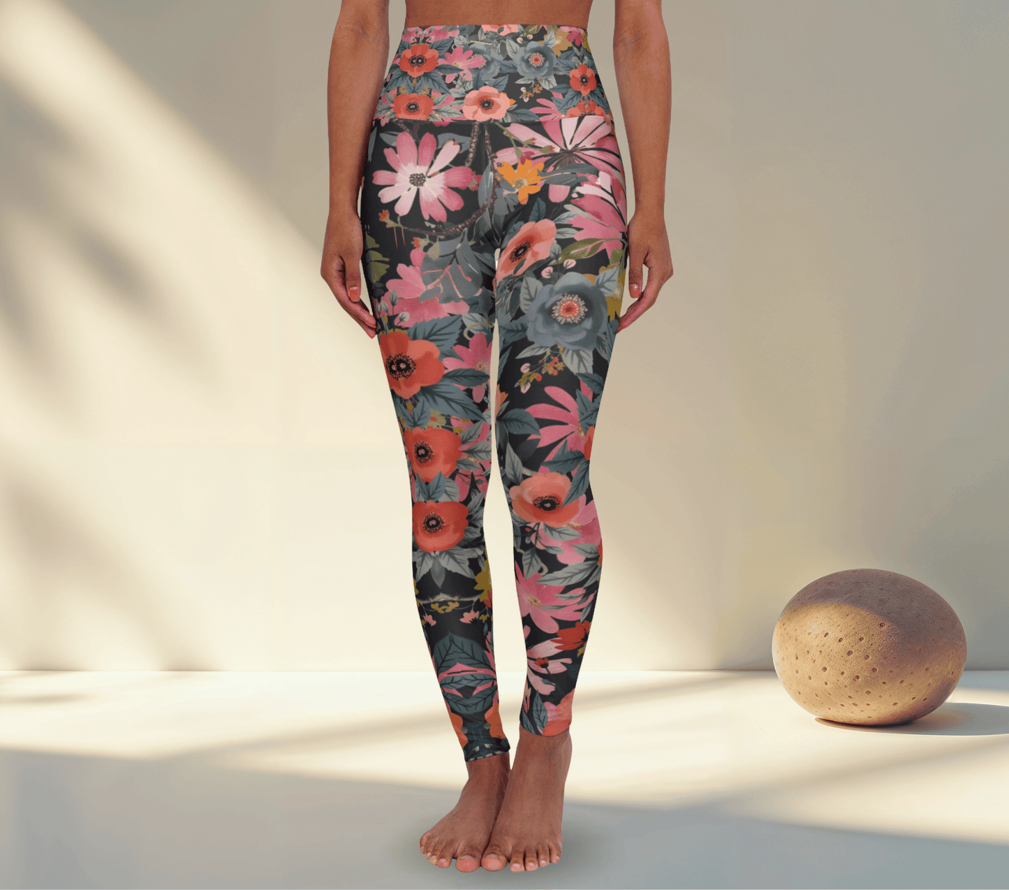 Julls Floral Yoga Pants Leggings for Women