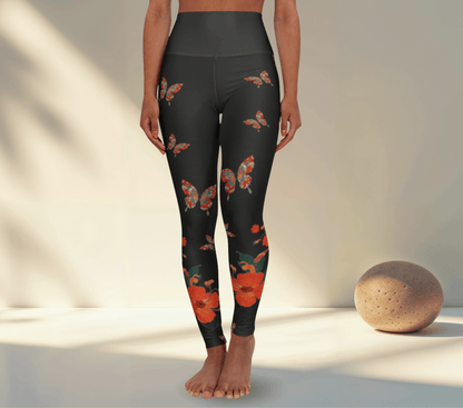 Leander Floral Yoga Pants Leggings for Women