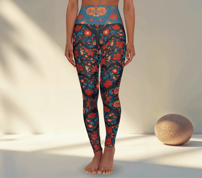 Nimfa Floral Yoga Pants Leggings for Woman