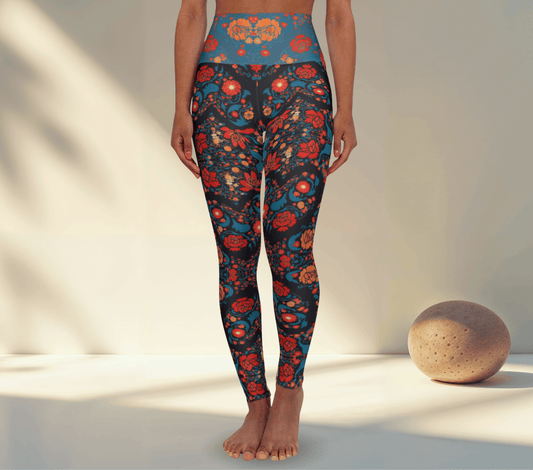 Nimfa Floral Yoga Pants Leggings for Woman