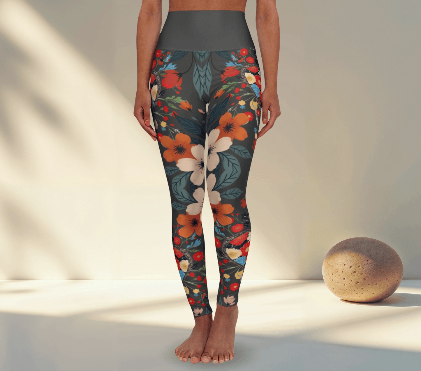 Aster Floral Yoga Pants Leggings for Women