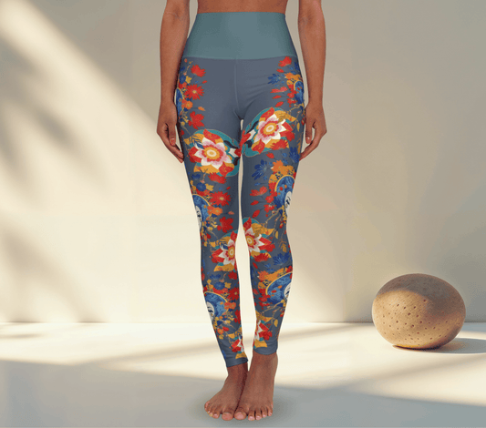 Coca Face Mandala Yoga Pants Leggings for Women