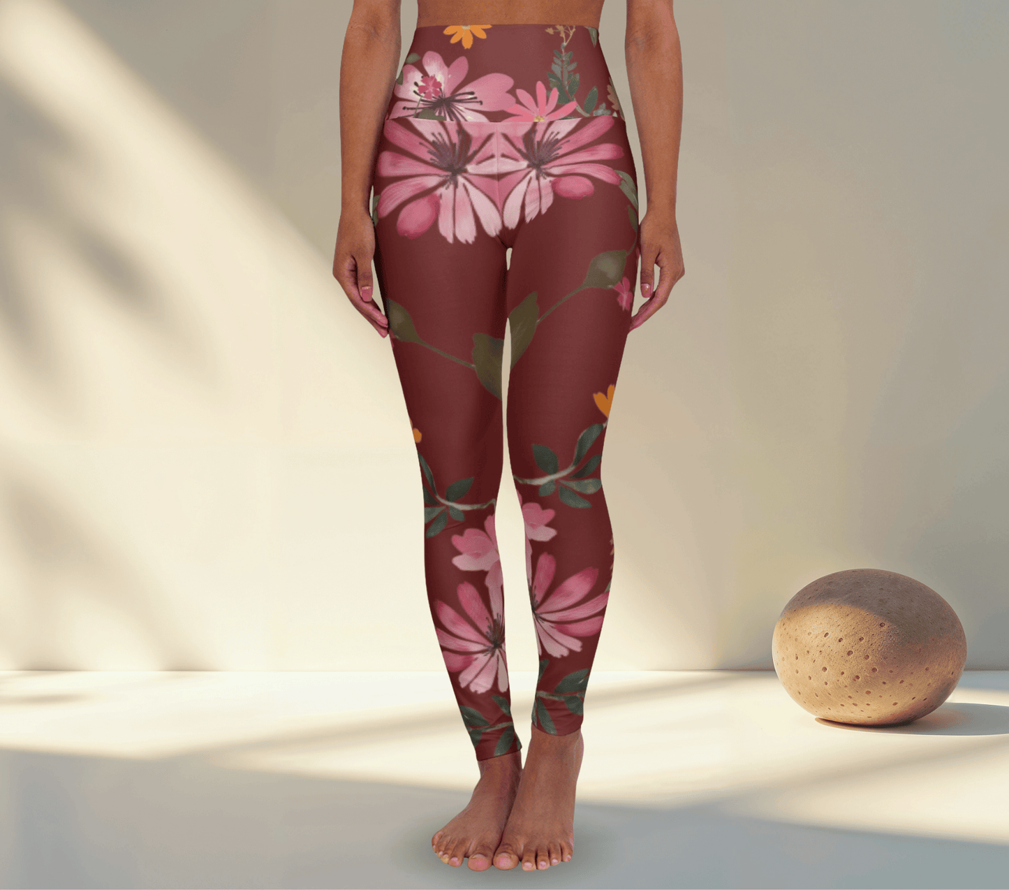 Reign Floral Yoga Pants Leggings for Woman