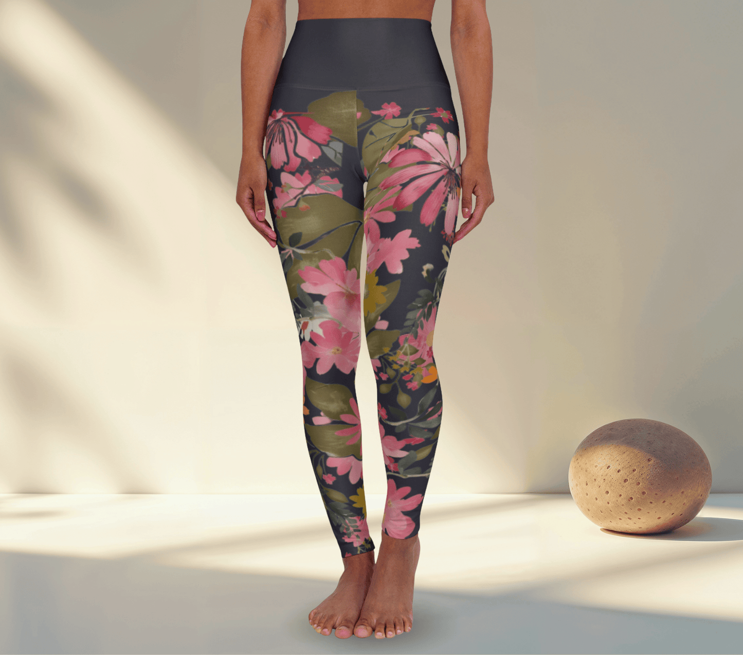 Neris Floral Yoga Pants Leggings for Women