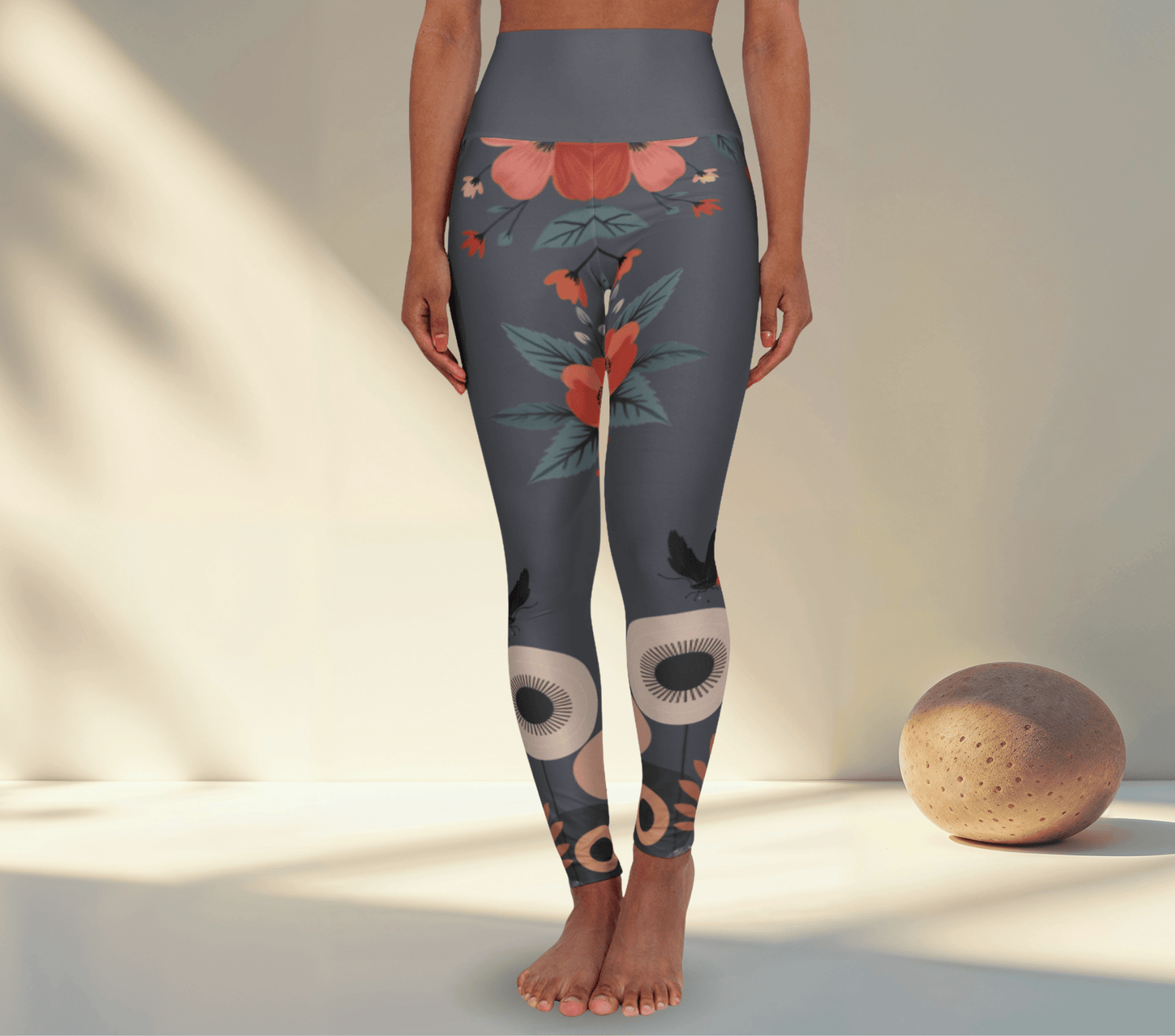 Arnie Floral Yoga Pants Leggings for Woman